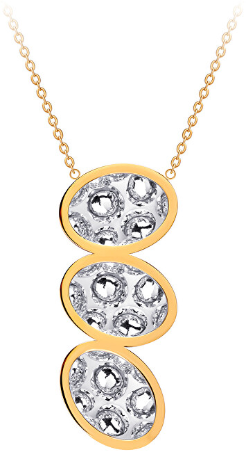 Preciosa Dlhý oceľový náhrdelník s trblietavým príveskom Idared 7365Y00
